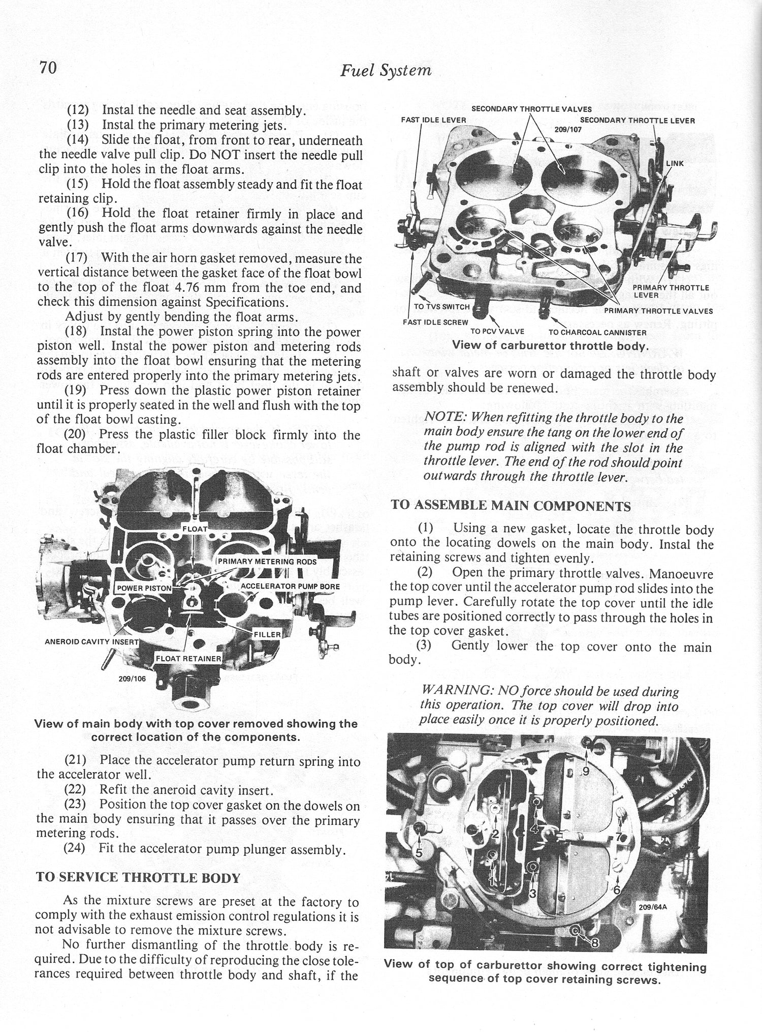 Holden Commodore (81 - 85) Gregory's Repair Manual