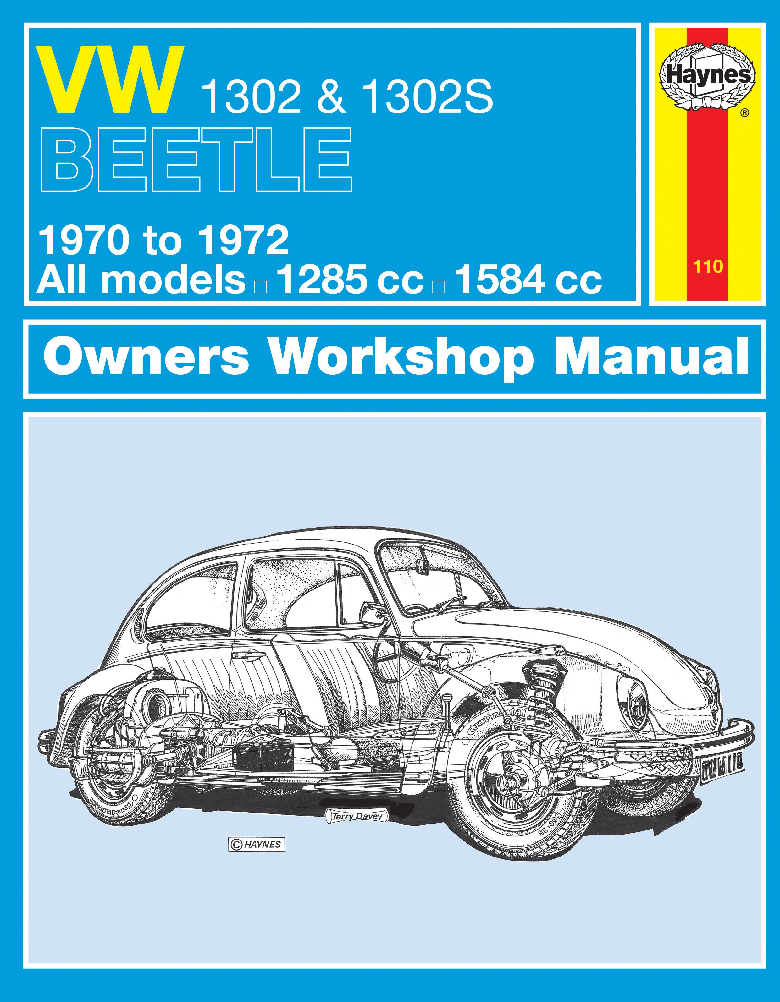 VW 1302 & 1302S (70 - 72) Haynes Repair Manual – Haynes Manuals