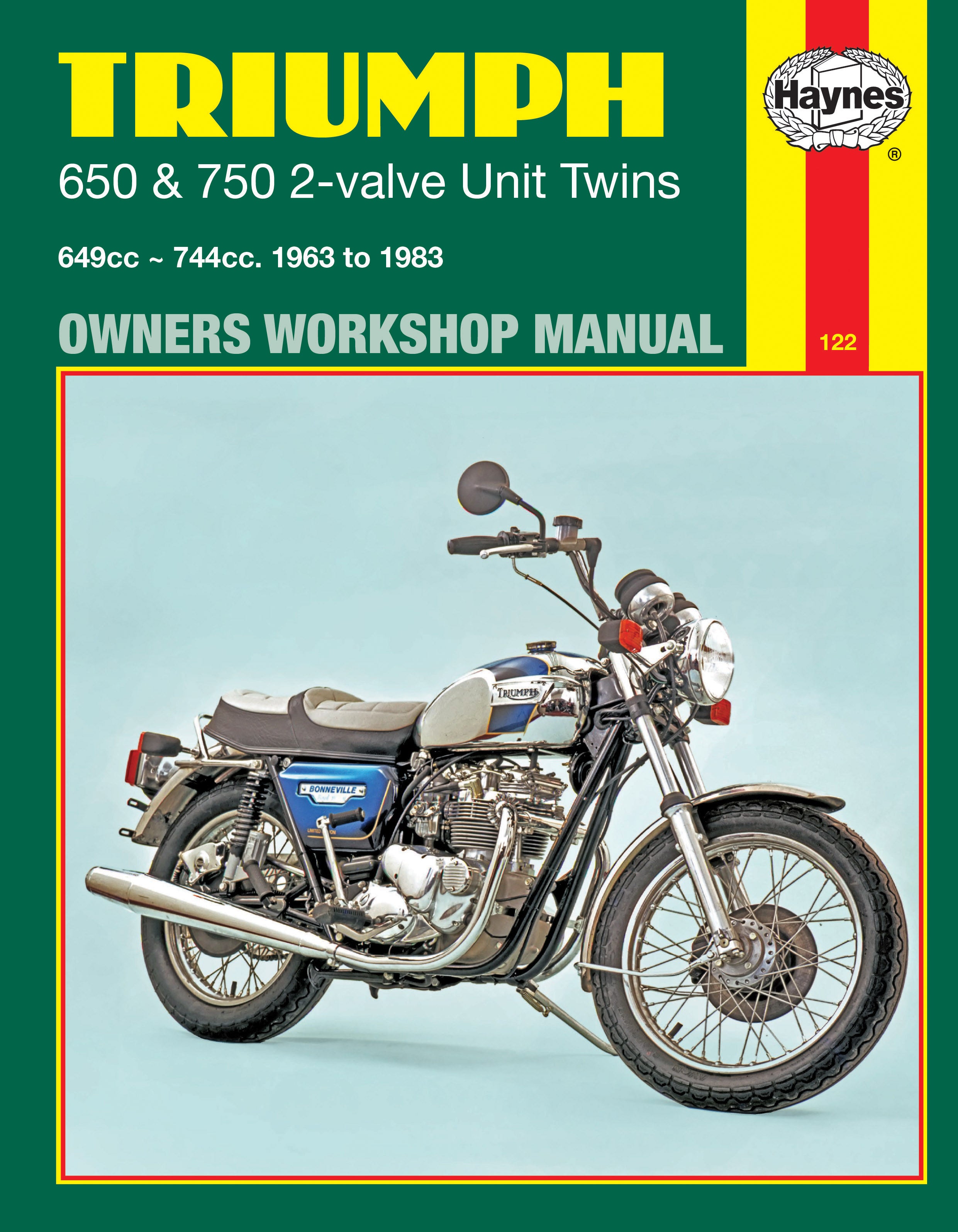 Triumph 650 & 750 2-valve Unit Twins (63 - 83) Haynes Repair