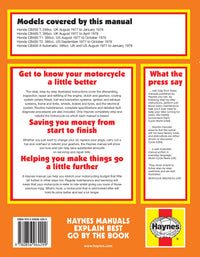 Honda CB250T, CB400T & CB400A Twins (77 - 79) Haynes Repair Manual - Digital Edition