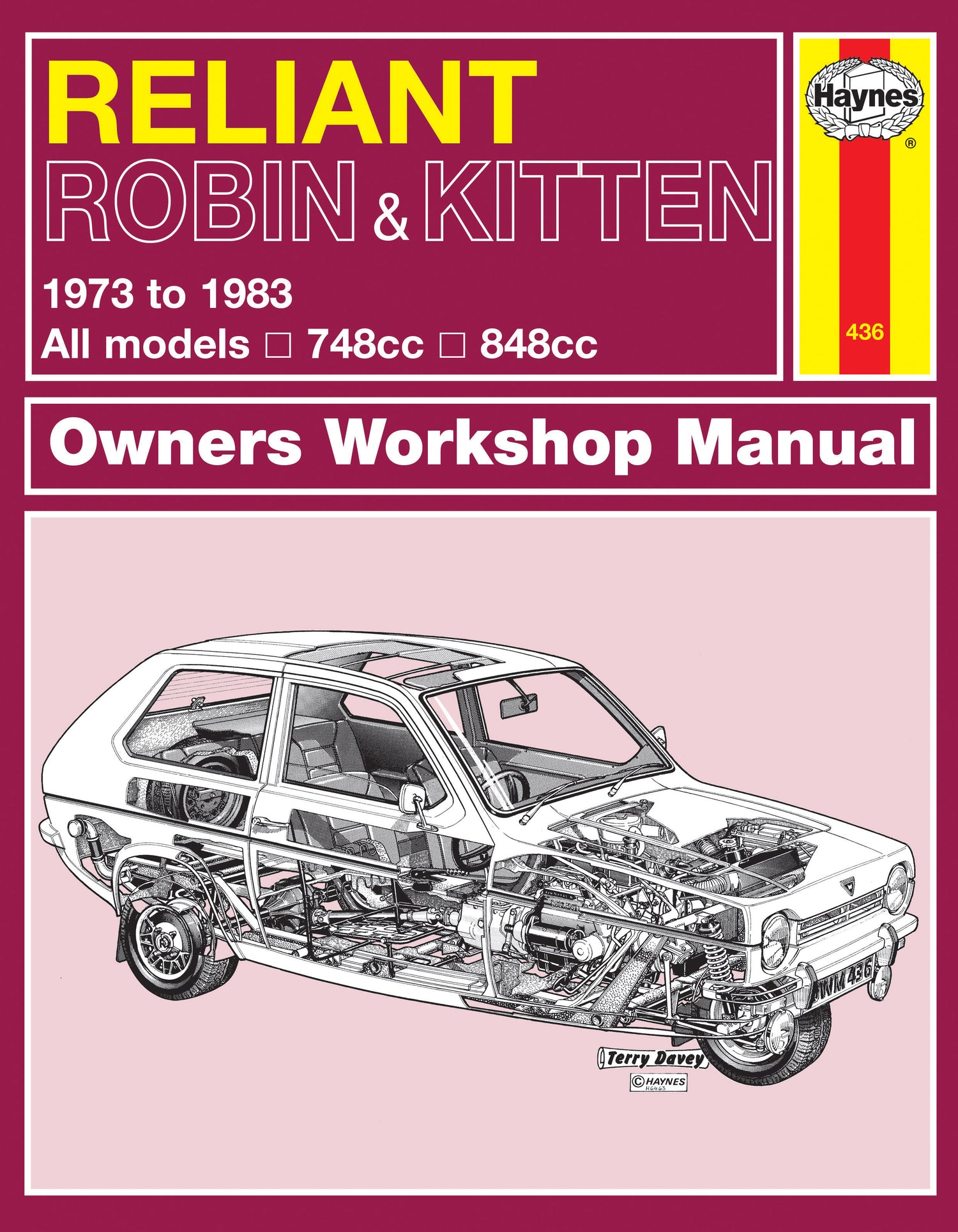 Reliant Robin & Kitten (73 - 83) Haynes Repair Manual - Digital Edition
