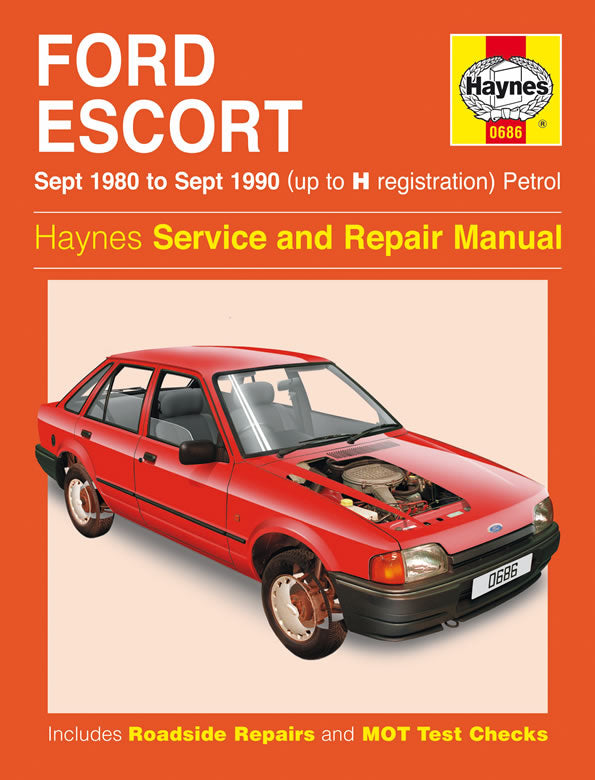 Ford Escort Petrol (Sept 80 - Sept 90) Haynes Repair Manual