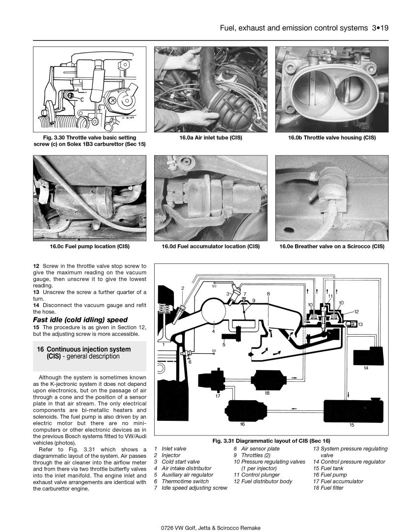 VW Golf, Jetta & Scirocco Mk 1 Petrol 1.5, 1.6 & 1.8 (74 - 84) Haynes Repair Manual