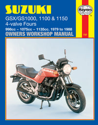 Suzuki GS/GSX1000, 1100 & 1150 4-valve Fours (79 - 88) Haynes Repair Manual