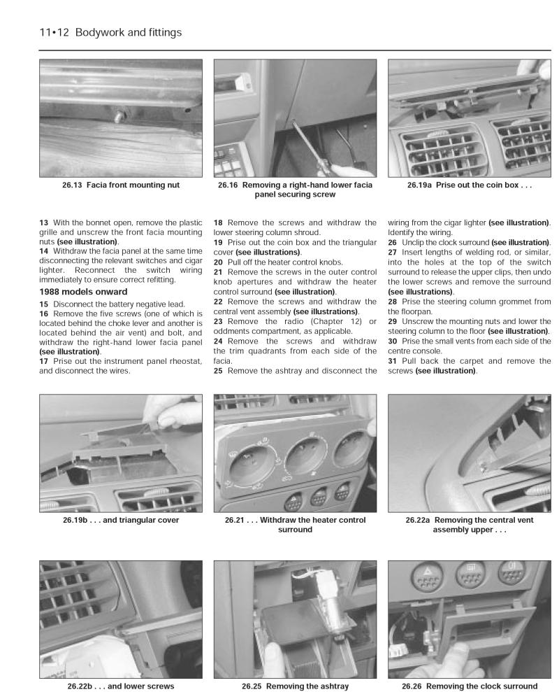 Peugeot 205 Petrol (83 - 97) Haynes Repair Manual