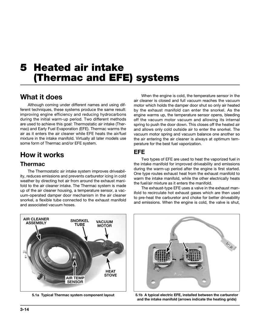 Automotive Emissions Control Haynes Techbook (USA)