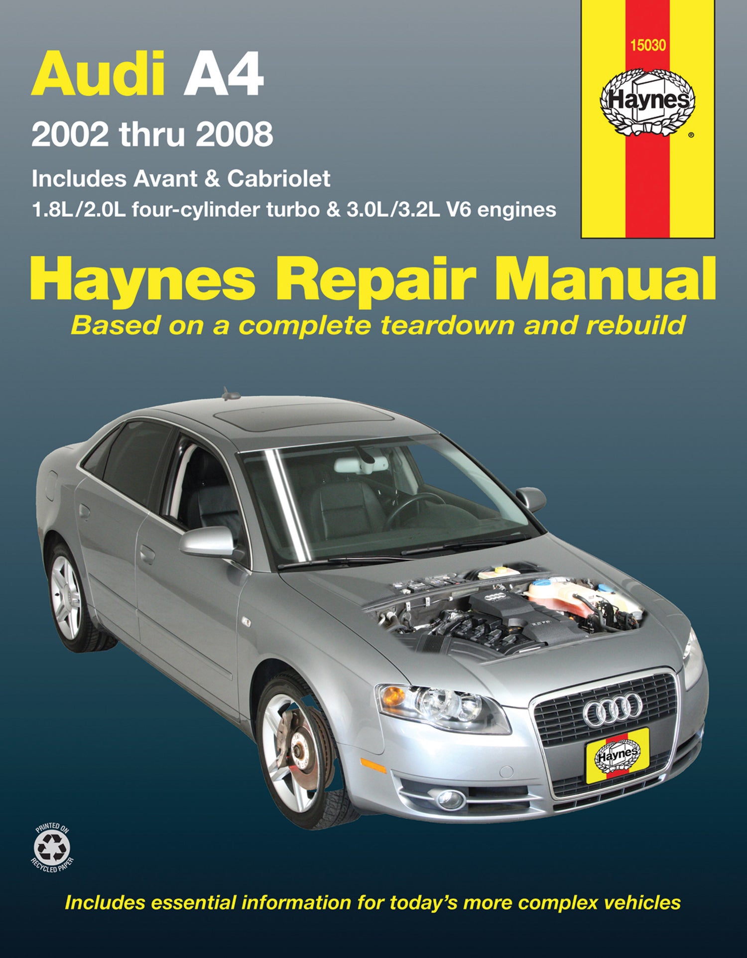 Audi A4 Sedan, Avant, and Cabriolet (2002-2008) Haynes Manual