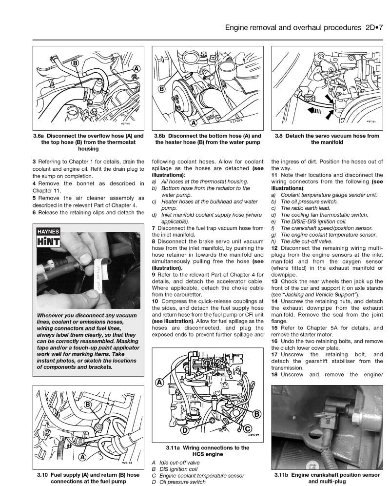 Ford Fiesta Petrol (Feb 89 - Oct 95) Haynes Repair Manual
