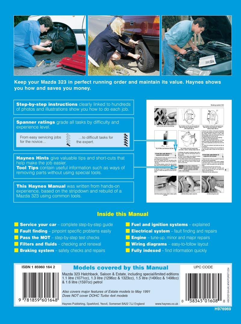 Mazda 323 (Mar 81 - Oct 89) Haynes Repair Manual