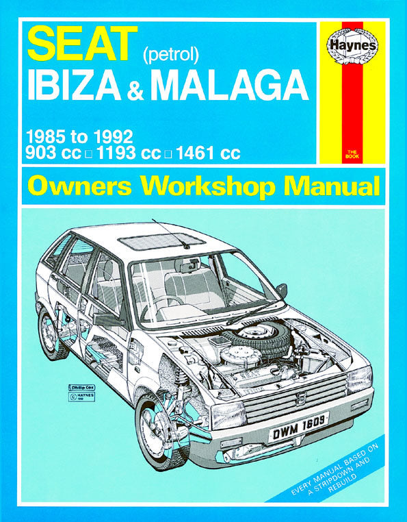 Seat Ibiza & Malaga Petrol (85 - 92) Haynes Repair Manual