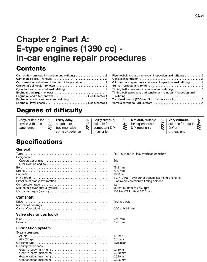 Renault 19 Petrol (89 - 96) Haynes Repair Manual