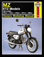 MZ ETZ Models (81 - 95) Haynes Repair Manual