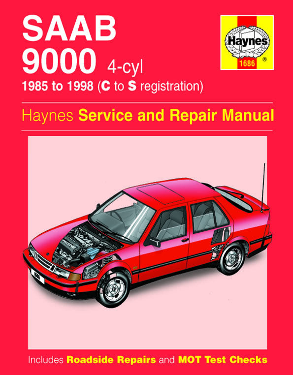 Saab 9000 (4-cyl) (85 - 98) Haynes Repair Manual