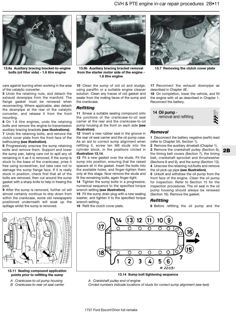 Ford Escort & Orion Petrol (Sept 90 - 00) Haynes Repair Manual