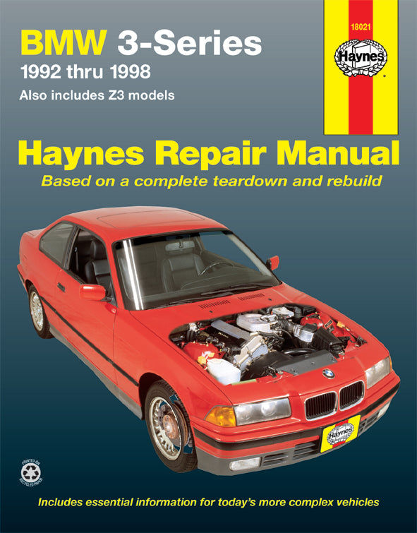 BMW 3 Series (1992-1998) Haynes Repair Manual (USA)