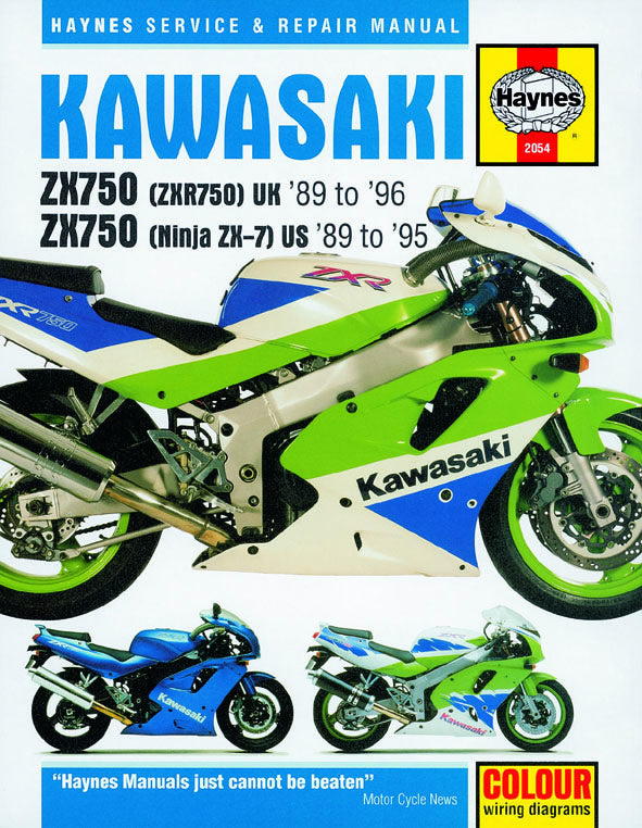 Kawasaki ZX750 (Ninja ZX-7 & ZXR750) Fours (89 - 96) Haynes Repair Manual