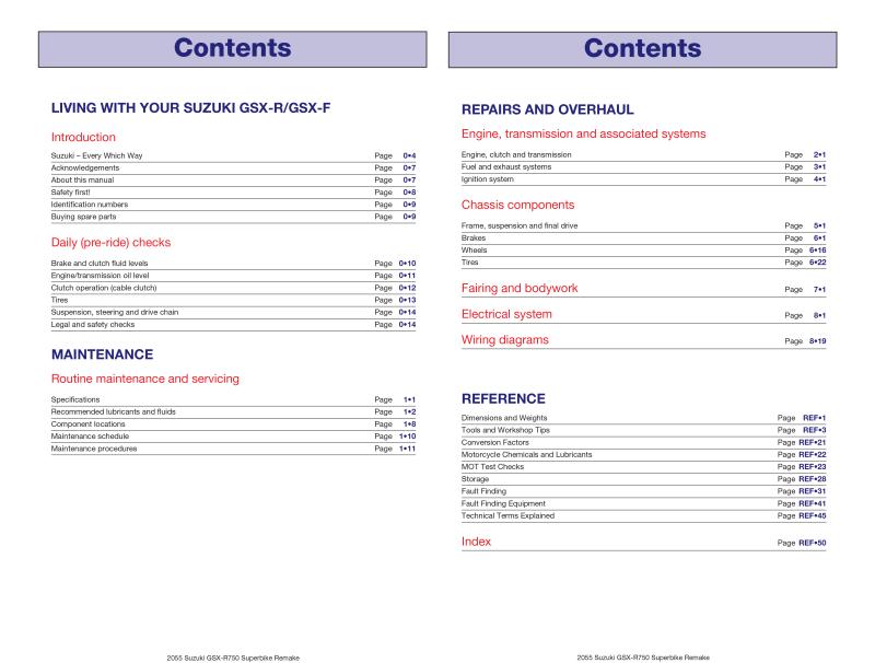 Suzuki GSX-R750 & GSX-R1100 (86-92), GSX600F & GSX1100F Katanas (88-96), GSX750F Katana (89-96) Haynes Repair Manual