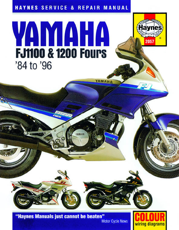 Yamaha FJ1100 & 1200 Fours (84 - 96) Haynes Repair Manual