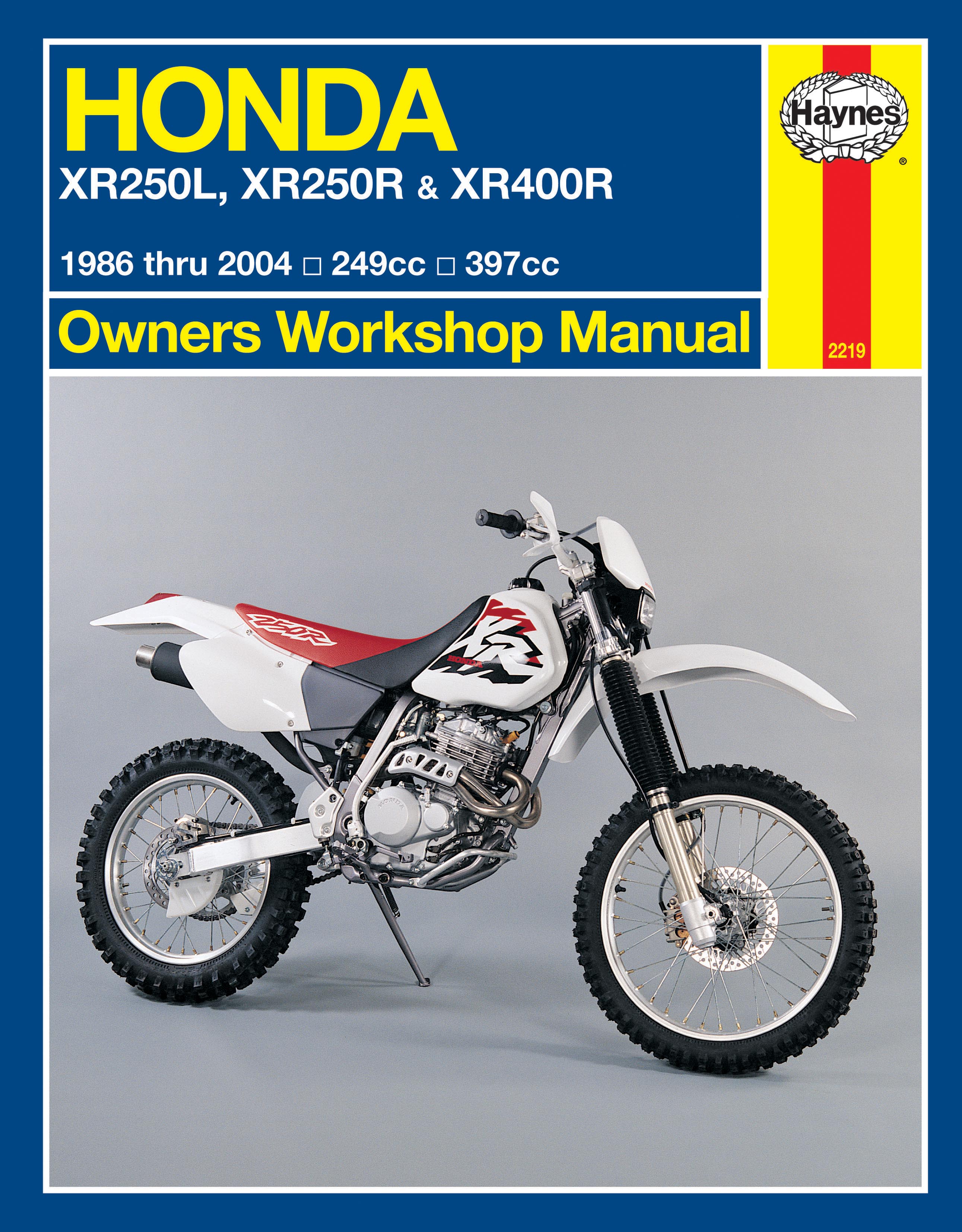 HONDA XR250/XR/IV/XR250-Motard 整備マニュアル ホンダ（HONDA） XR250 XRバハ サービスマニュアル 正規 中古 バイク