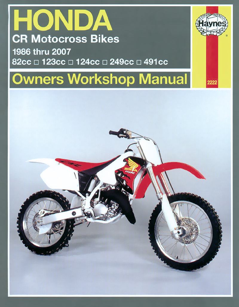 Honda CR Motocross Bikes (86 - 07) Haynes Repair Manual