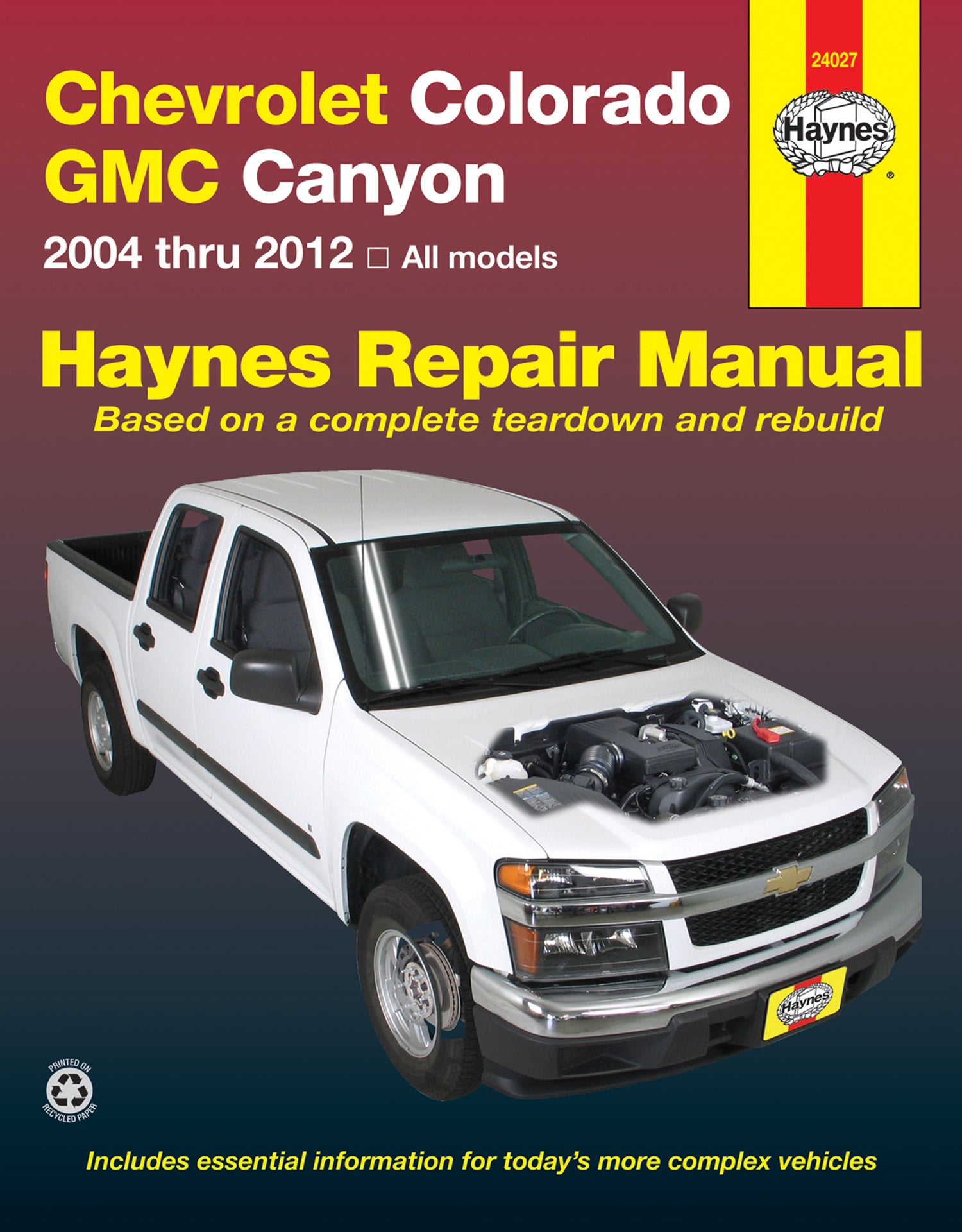 Chevrolet Colorado & GMC Canyon (2004-2012) Haynes Repair Manual (USA)