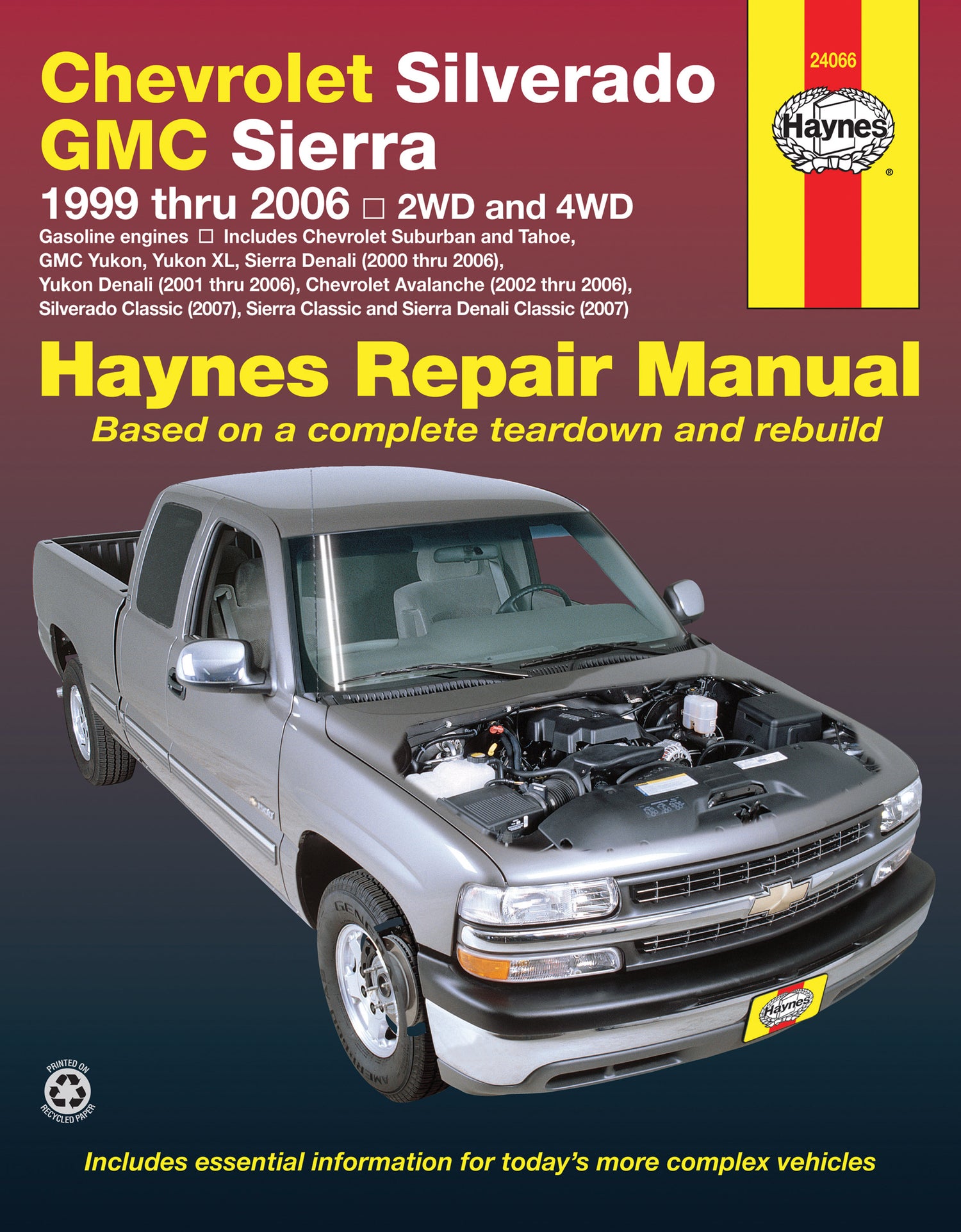 Chevrolet Silverado & GMC Sierra petrol (1999-2006) Haynes Repair Manual (USA)