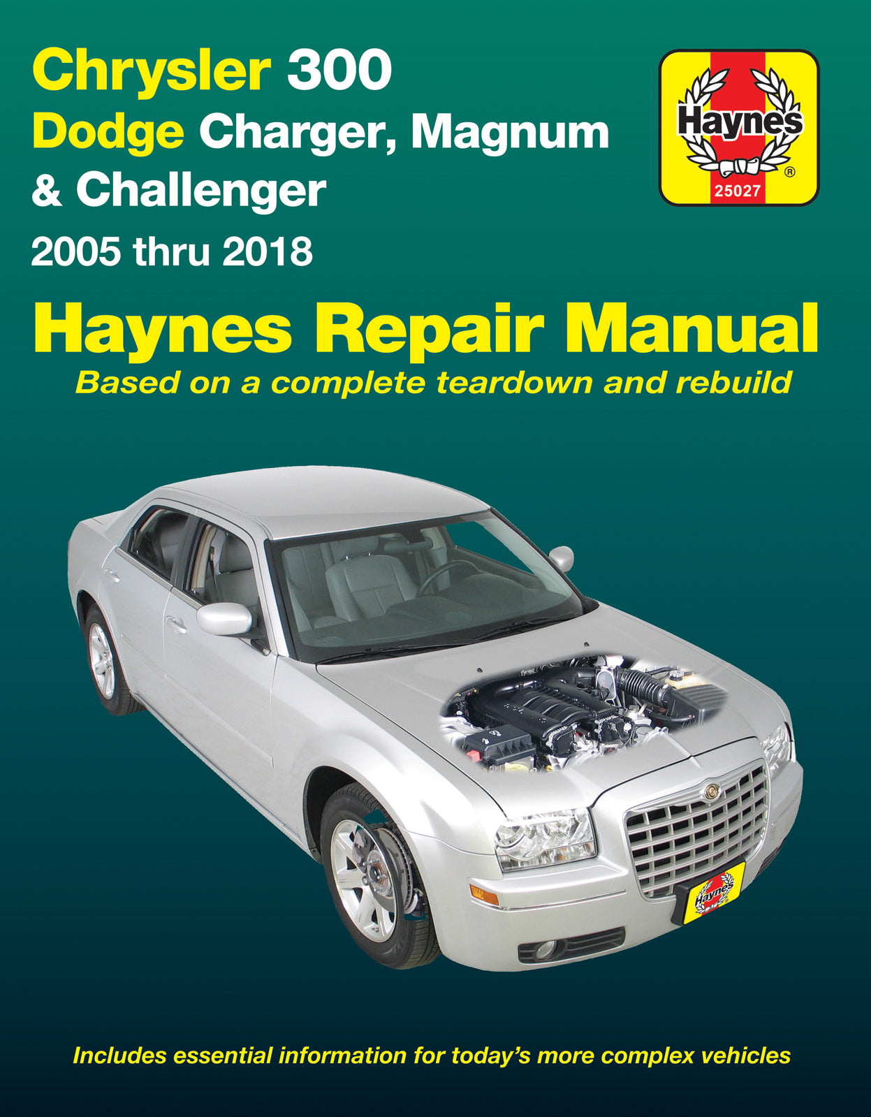 Chrysler 300 (2005-2018), Dodge Charger (2006-2018) & Magnum (2005-2008) Haynes Repair Manual (USA)