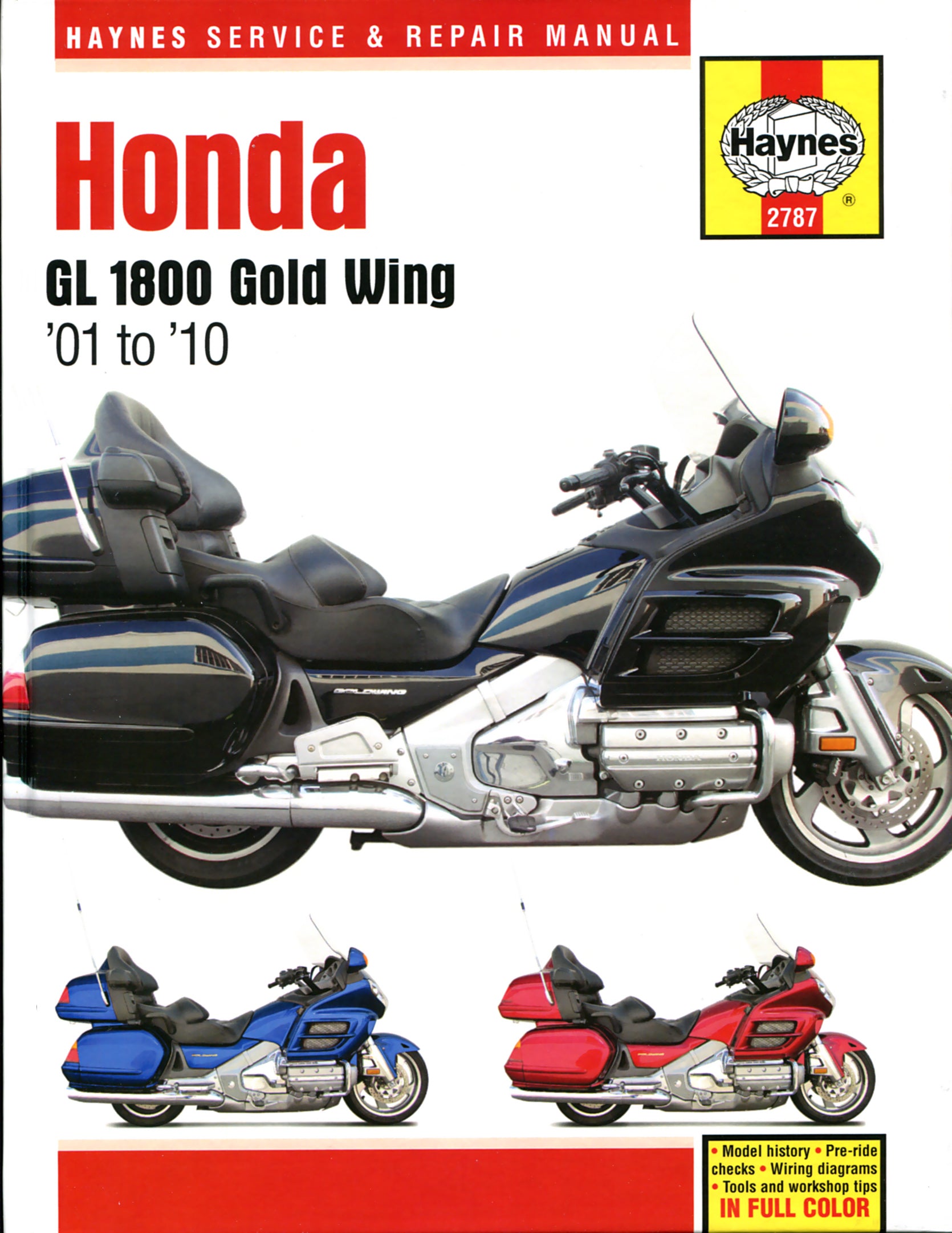 Honda GL1800 Gold Wing 1800 (01-10) Haynes Repair Manual – Haynes