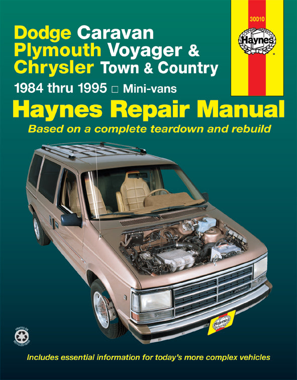 Dodge Caravan, Plymouth Voyager & Chrysler Town & Country (1984-1995) Haynes Repair Manual (USA)