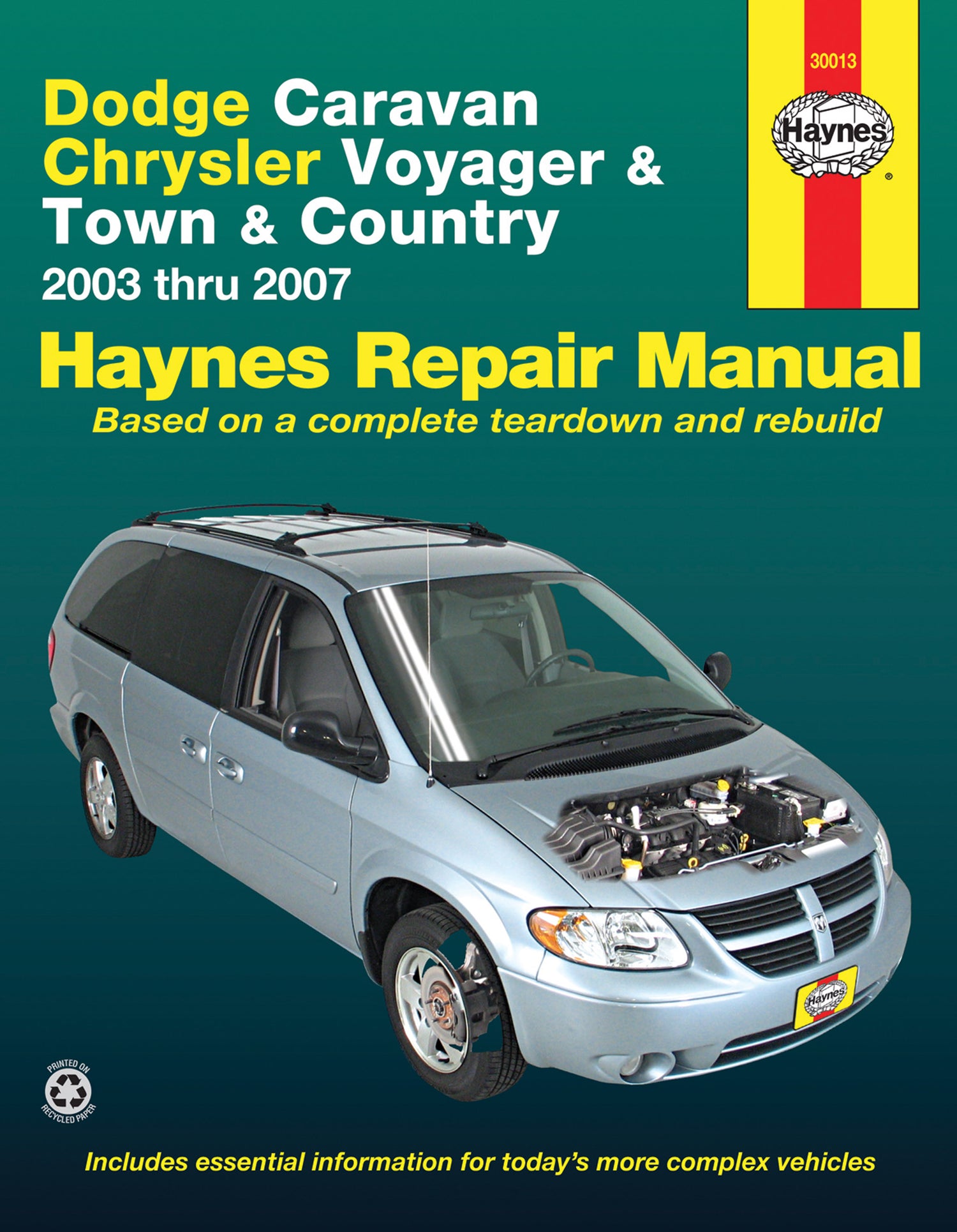 Dodge Caravan, Chrysler Grand Voyager (2003-2007) Haynes Repair Manual (USA)