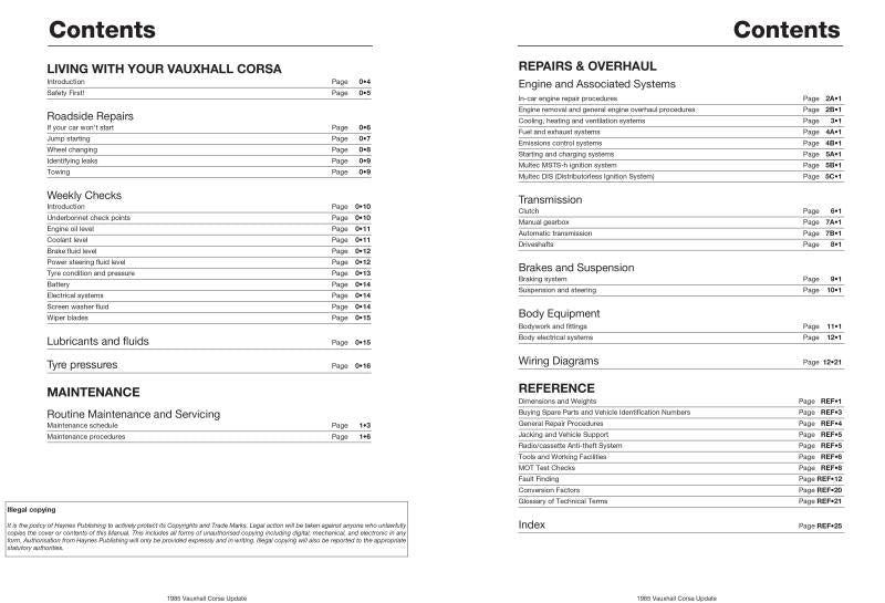 Citroen AX Petrol & Diesel (87 - 97) Haynes Repair Manual