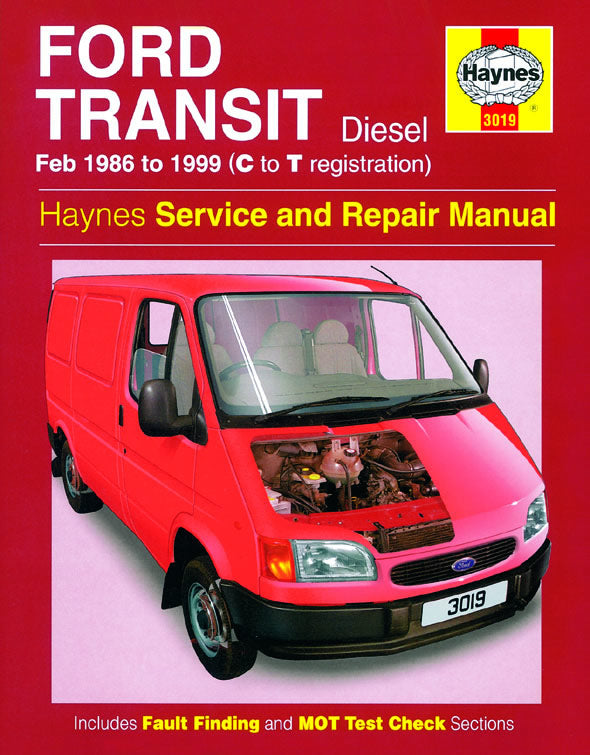 Ford Transit Diesel (Feb 86 - 99) Haynes Repair Manual