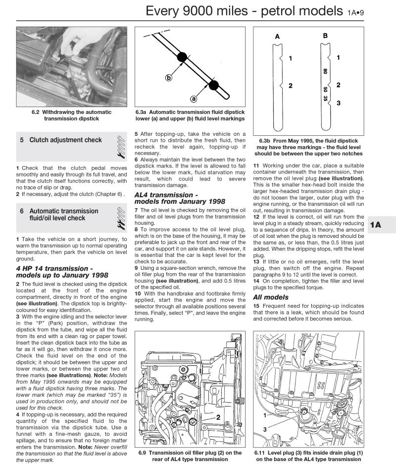 Citroen Xantia Petrol & Diesel (93 - 01) Haynes Repair Manual