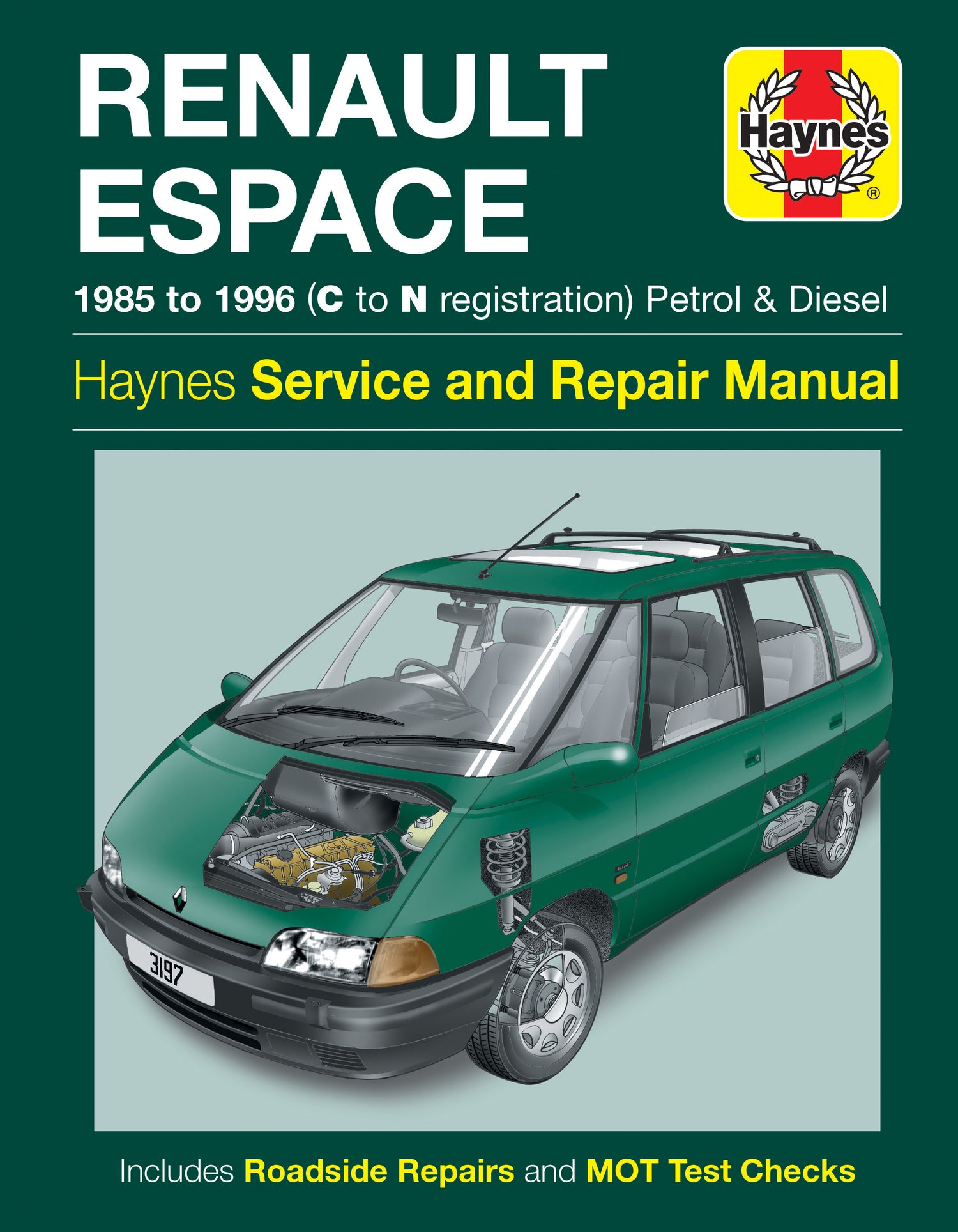 Renault Espace Petrol & Diesel (85 - 96) Haynes Repair Manual