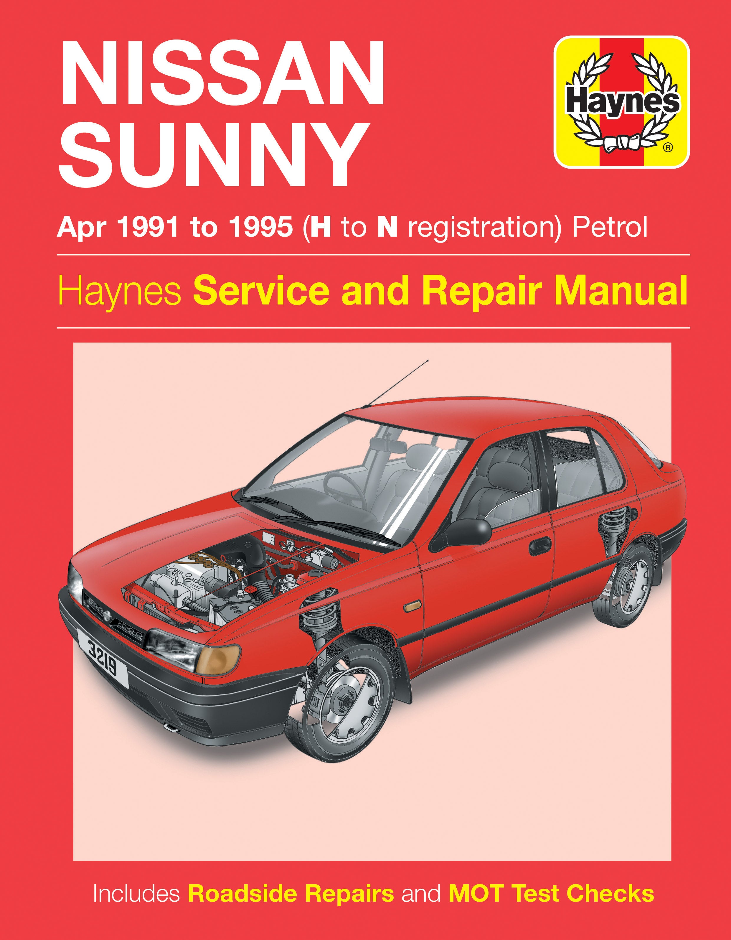 Nissan Sunny Petrol (Apr 91 - 95) Haynes Repair Manual – Haynes