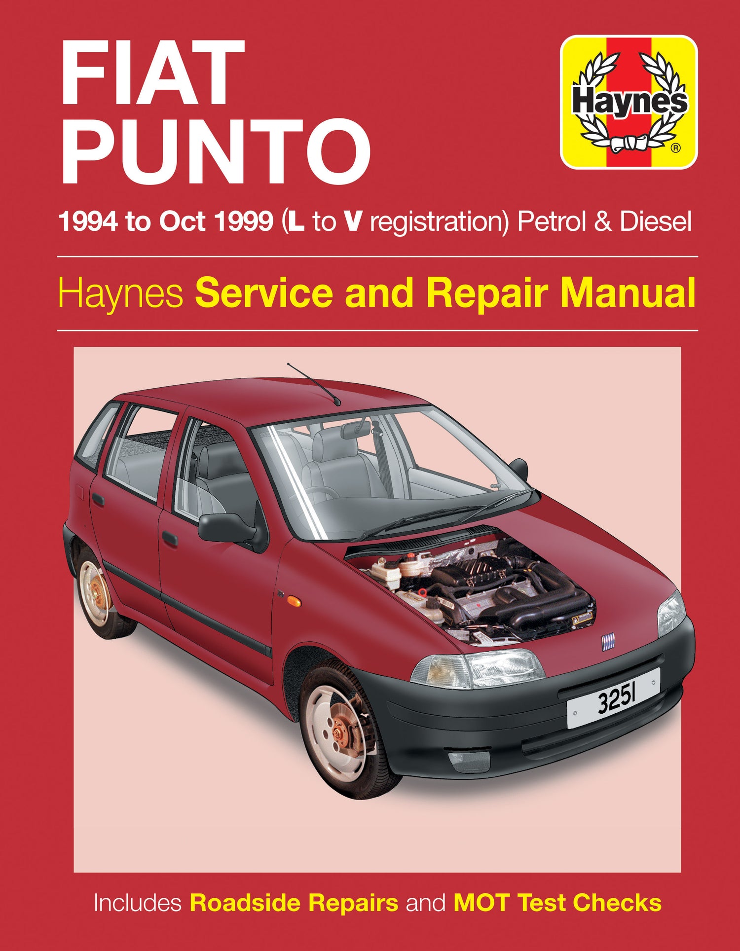 Fiat Punto Petrol & Diesel (94 - Oct 99) Haynes Repair Manual