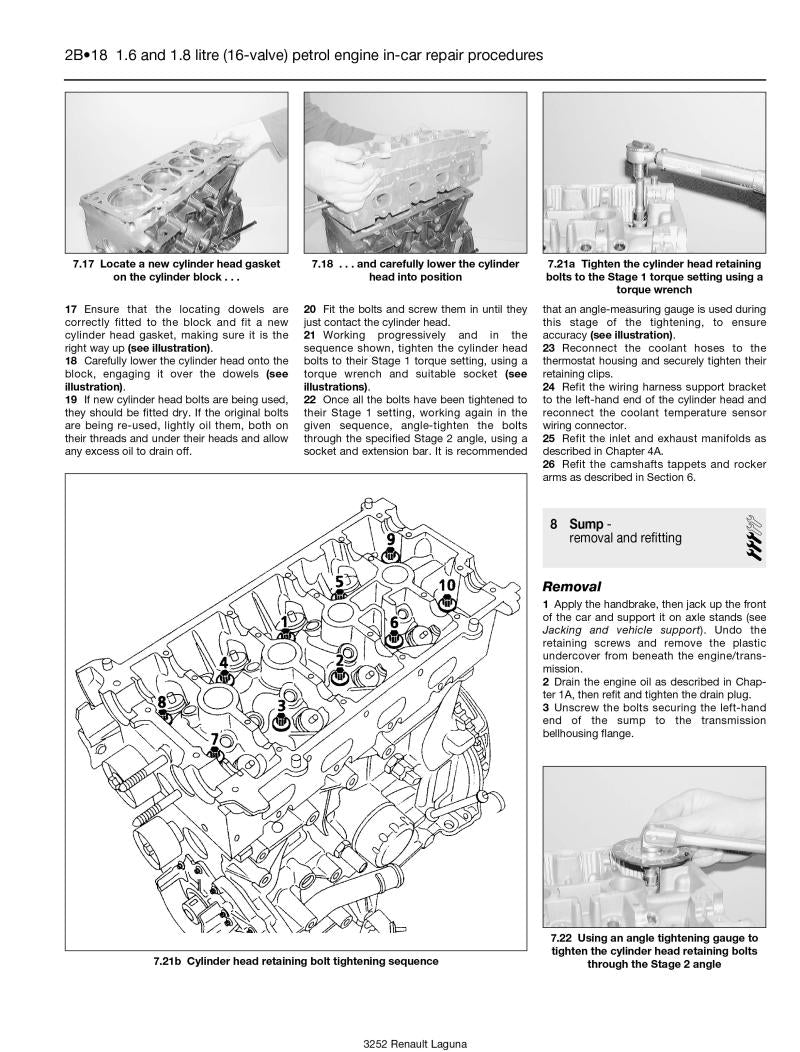 Renault Laguna Petrol & Diesel (94 - 00) Haynes Repair Manual