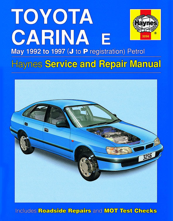 Toyota Carina E Petrol (May 92 - 97) Haynes Repair Manual