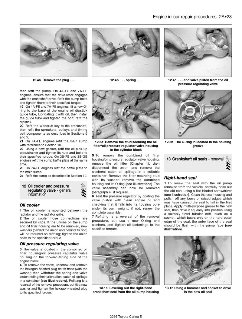 Toyota Carina E Petrol (May 92 - 97) Haynes Repair Manual