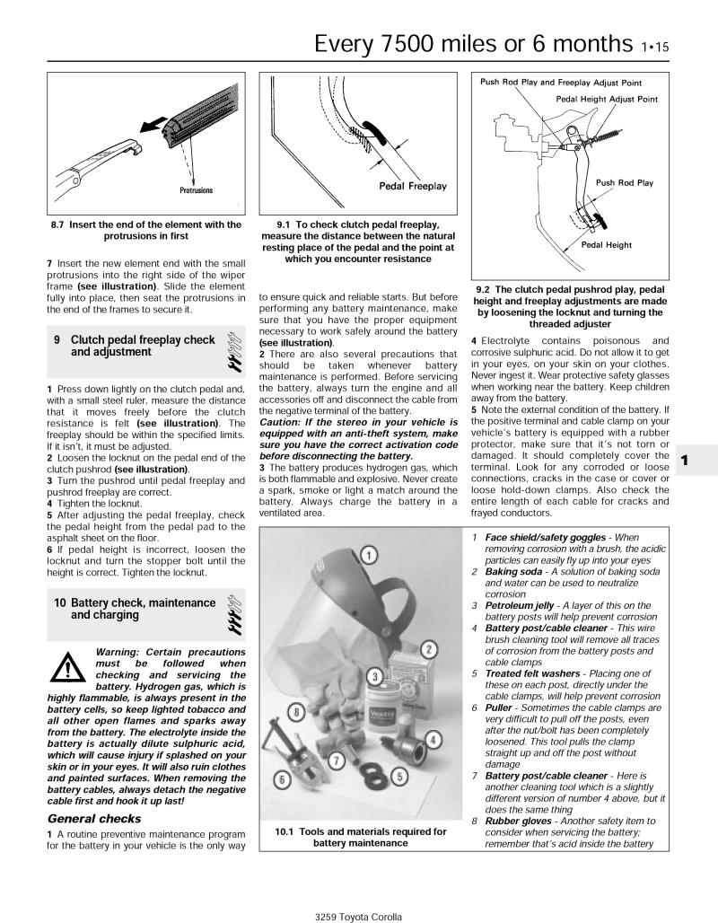Toyota Corolla Petrol (Aug 92 - 97) Haynes Repair Manual