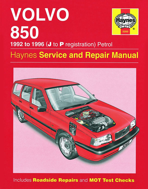 Volvo 850 Petrol (92 - 96) Haynes Repair Manual