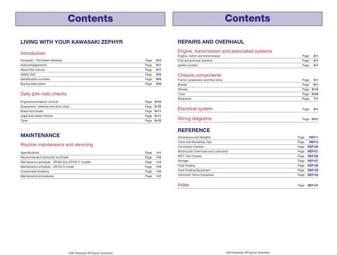 KAWASAKI ZR550 AND 750 ZEPHYR FOURS 90 97 SERVICE AND REPAIR MANUAL HAYNES SERVICE AND REPAIR MANUALS BY COOMBS MATTHEW 1997 HARDCOVER PDF visual data 3