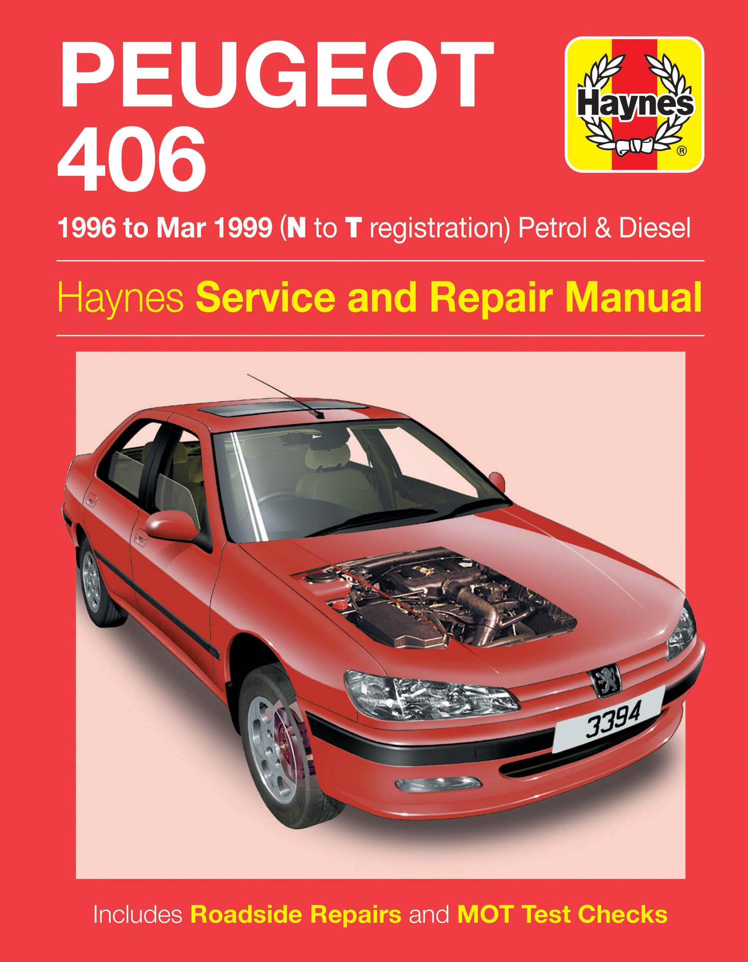Peugeot 406 Petrol & Diesel (96 - Mar 99) Haynes Repair Manual