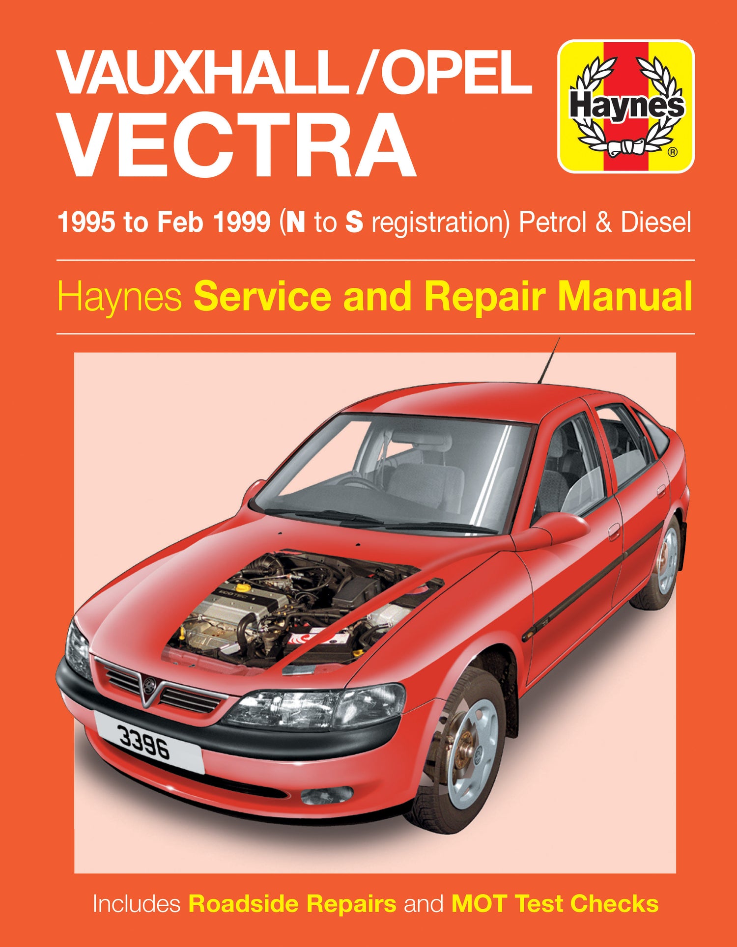 Vauxhall/Opel Vectra Petrol & Diesel (95 - Feb 99) Haynes Repair Manual
