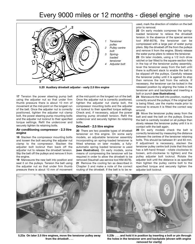 Vauxhall/Opel Frontera Petrol & Diesel (91 - Sept 98) Haynes Repair Manual