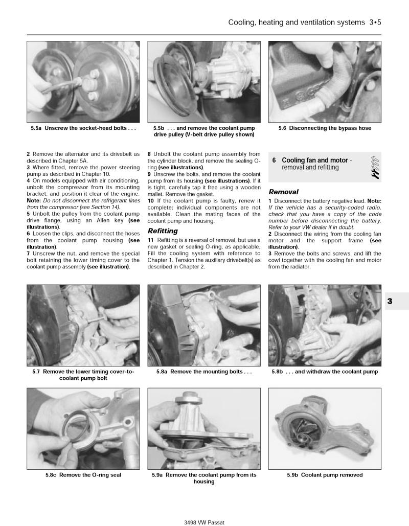 VW Passat 4-cyl Petrol & Diesel (May 88 - 96) Haynes Repair Manual
