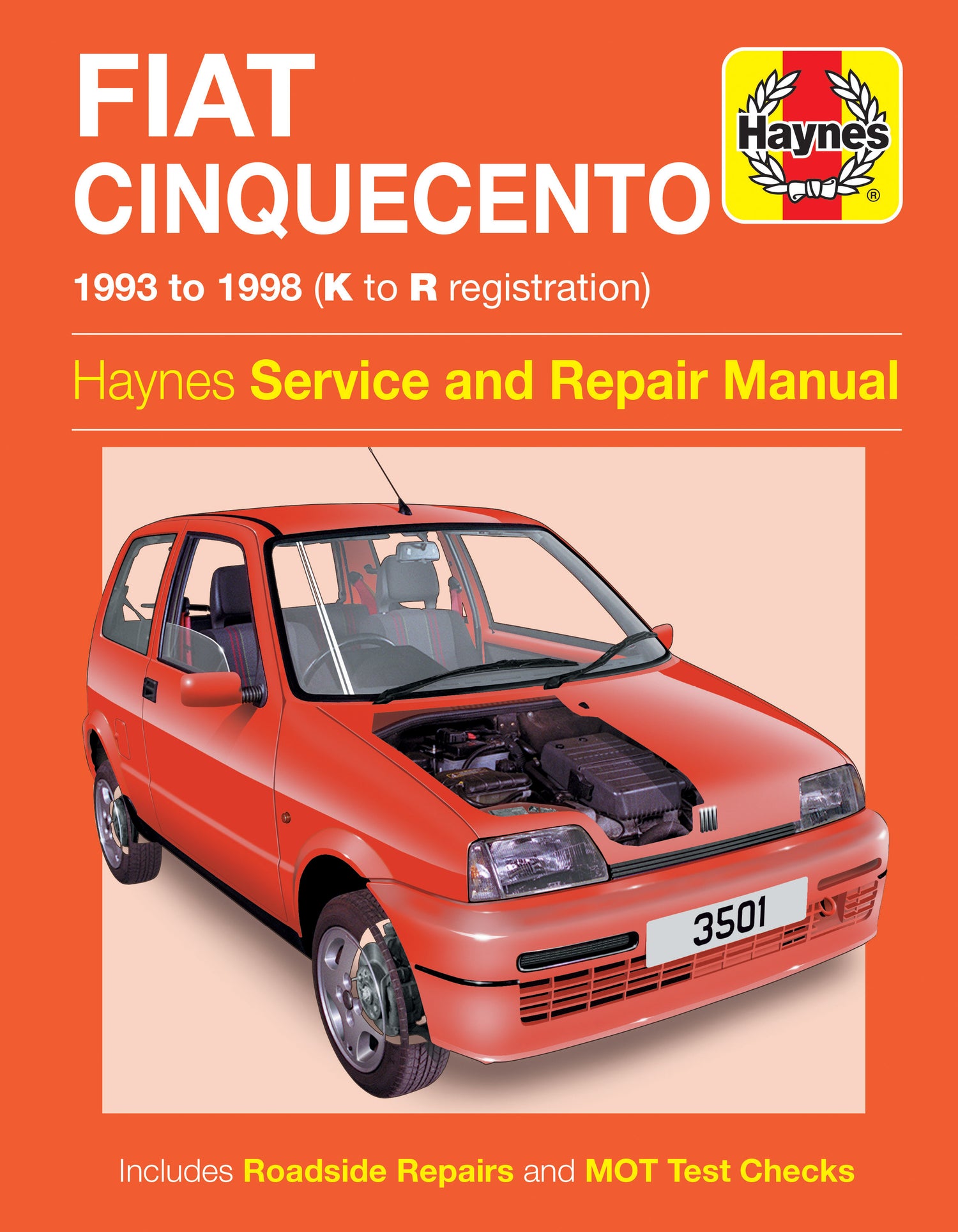Fiat Cinquecento (93 - 98) Haynes Repair Manual