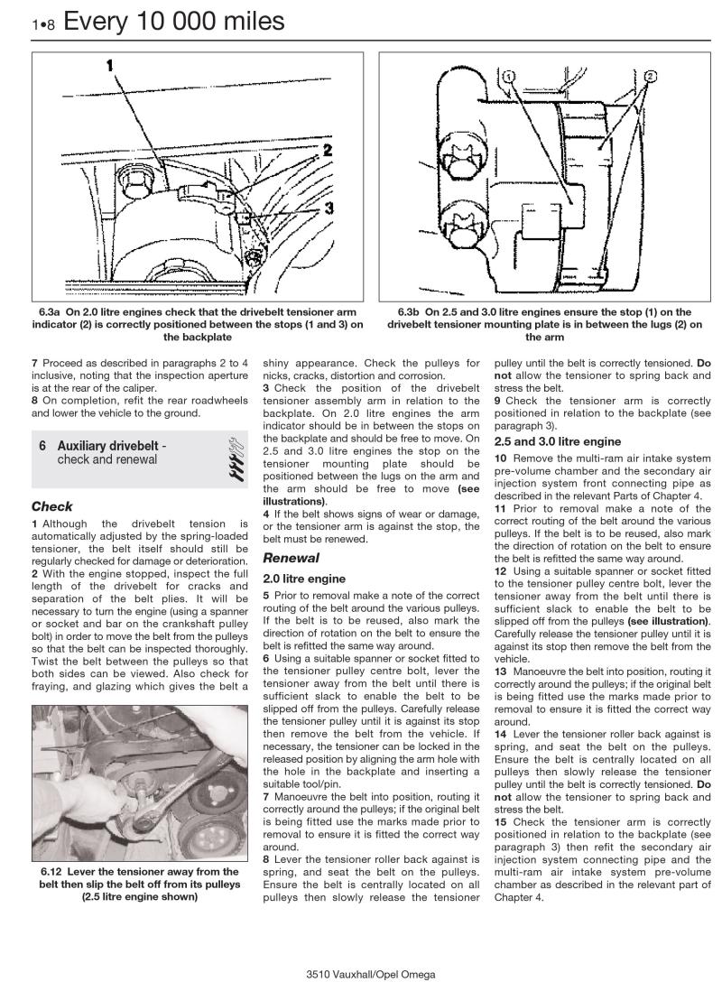 Vauxhall/Opel Omega Petrol (94 - 99) Haynes Repair Manual