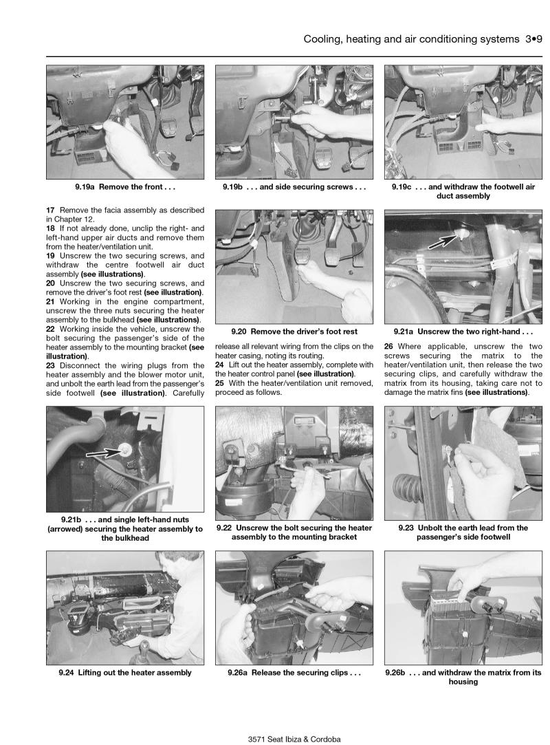 Seat Ibiza & Cordoba Petrol & Diesel (Oct 93 - Oct 99) Haynes Repair Manual