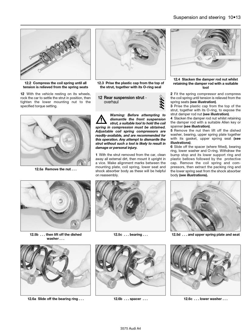 Audi A4 Petrol & Diesel (95 - 00) Haynes Repair Manual